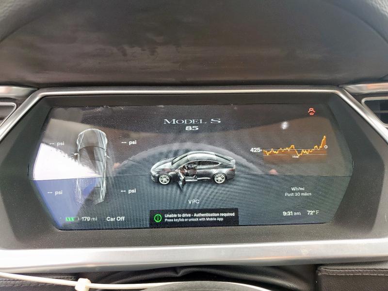 5YJSA1CNXDFP16432 - 2013 TESLA MODEL S 灰色 照片 9