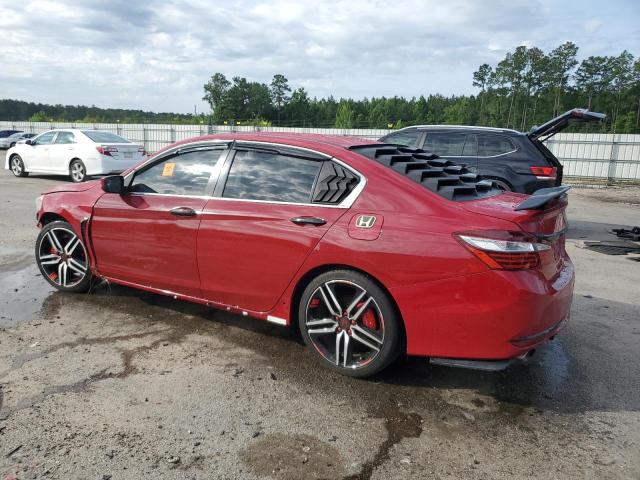 1HGCR2F5XGA099238 - 2016 HONDA ACCORD SPORT 红色 照片 2