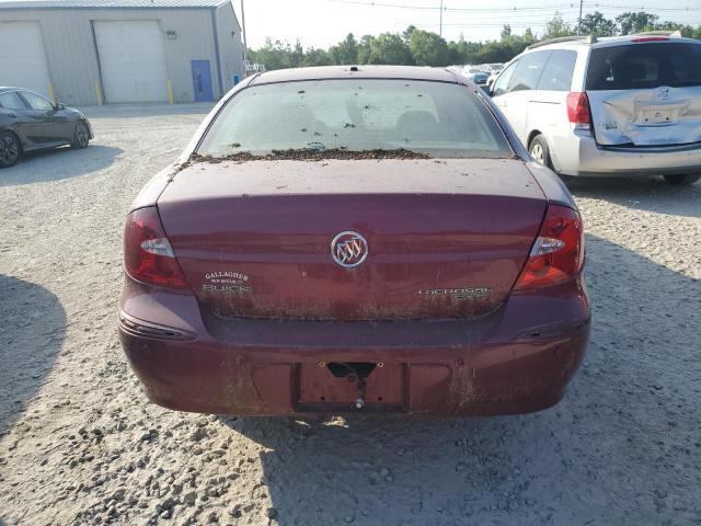 2G4WE537351227420 - 2005 BUICK LACROSSE CXS RED photo 6