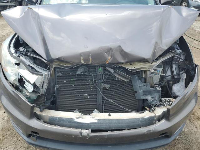 5TDKKRFH1FS100750 - 2015 TOYOTA HIGHLANDER XLE Մոխրագույն լուսանկար 12