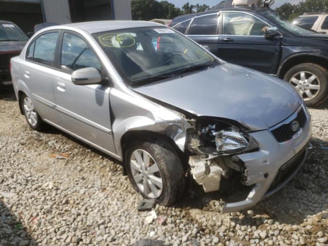 KNADH4A33B6939246 - 2011 KIA RIO BASE SILVER photo 1