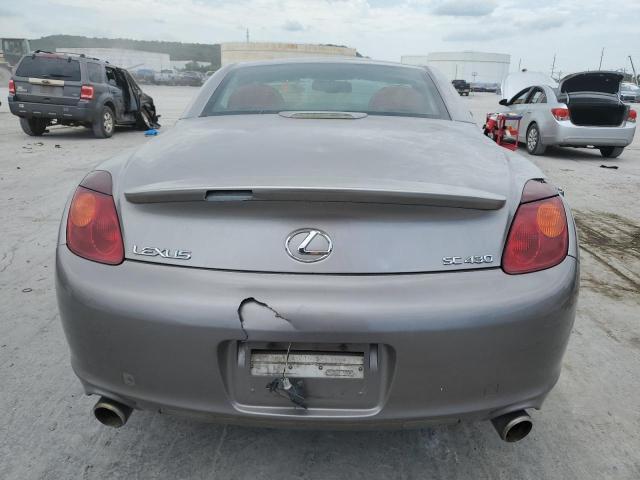 JTHFN48Y120020336 - 2002 LEXUS SC 430 SILVER photo 6