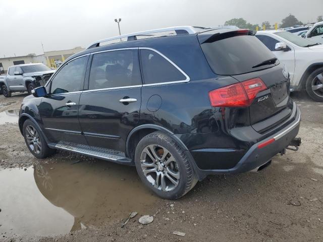 2HNYD2H78BH527748 - 2011 ACURA MDX ADVANCE BLACK photo 2