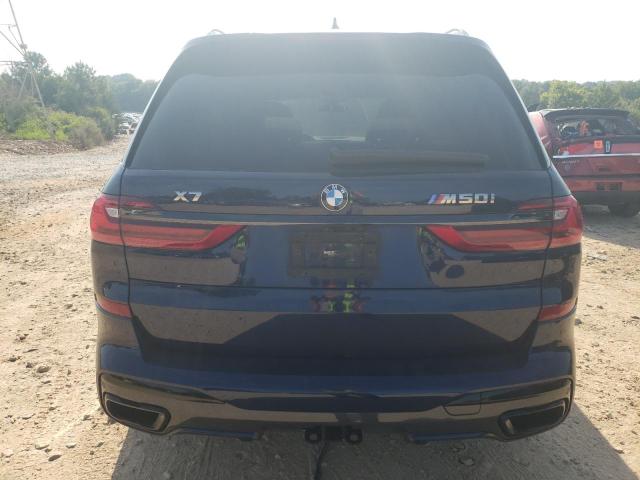 5UXCX6C04N9M54079 - 2022 BMW X7 M50I BLUE photo 6
