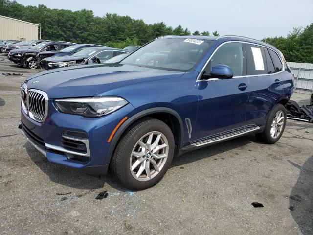 5UXCR6C00N9K12996 - 2022 BMW X5 XDRIVE40I BLUE photo 1