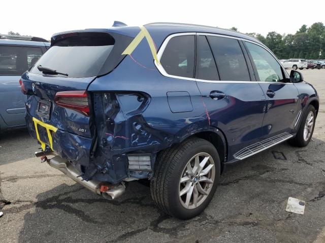 5UXCR6C00N9K12996 - 2022 BMW X5 XDRIVE40I BLUE photo 3