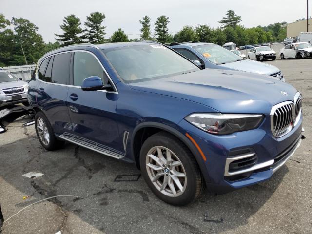 5UXCR6C00N9K12996 - 2022 BMW X5 XDRIVE40I BLUE photo 4