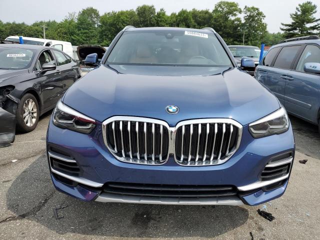 5UXCR6C00N9K12996 - 2022 BMW X5 XDRIVE40I BLUE photo 5