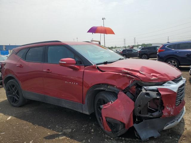 3GNKBJRS4MS516848 - 2021 CHEVROLET BLAZER 3LT RED photo 4