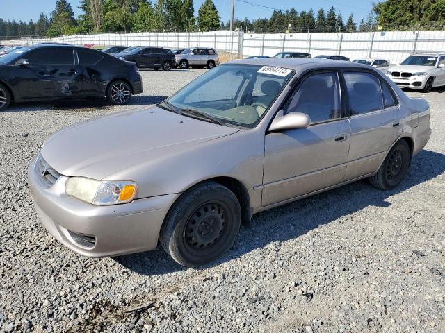 1NXBR12E41Z512542 - 2001 TOYOTA COROLLA CE TAN photo 1