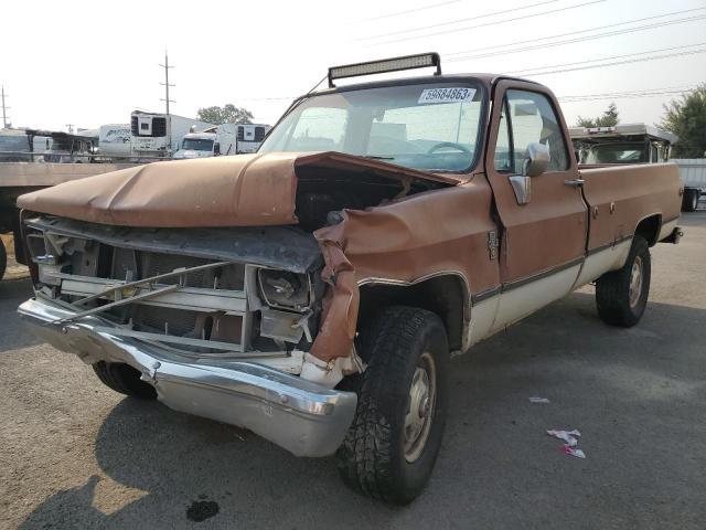 1GCGV24K4HJ133616 - 1987 CHEVROLET V20 BROWN photo 1