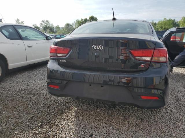 3KPA24AB6KE201577 - 2019 KIA RIO S BLACK photo 6