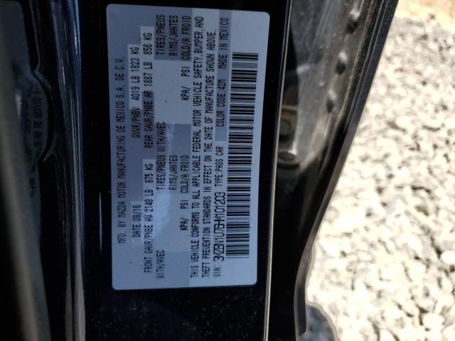 3MZBN1U76HM101203 - 2017 MAZDA 3 SPORT Синій фото 12