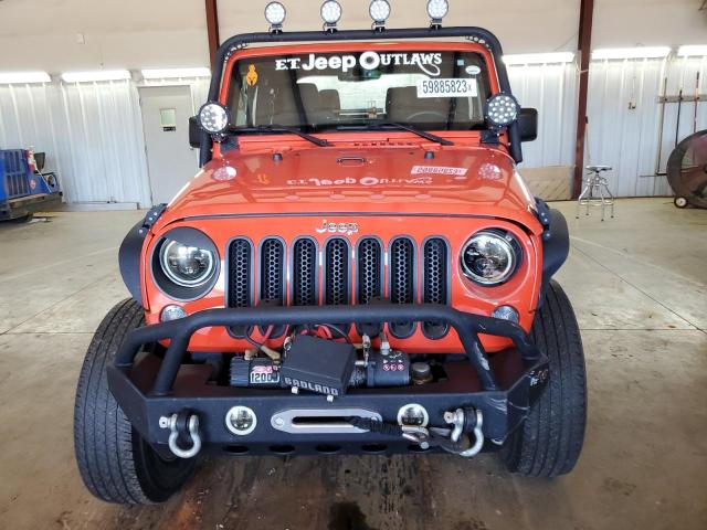 1C4AJWAG3FL605654 - 2015 JEEP WRANGLER SPORT ORANGE photo 5