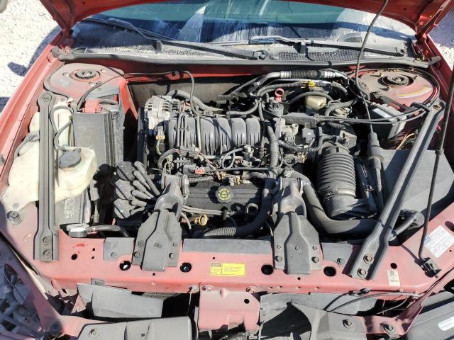 1G2WJ52K2VF233938 - 1997 PONTIAC GRAND PRIX SE წითელი ფოტო 11