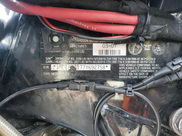 1HD1FC4177Y692758 - 2007 HARLEY-DAVIDSON FLHTCUI 灰色 照片 9
