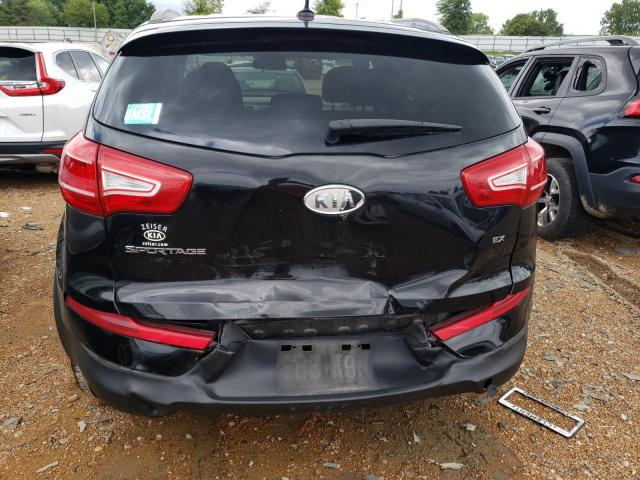 KNDPCCA28B7084456 - 2011 KIA SPORTAGE EX BLACK photo 6