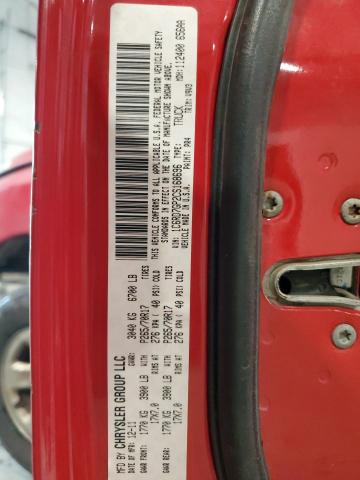 1C6RD7GP2CS168696 - 2012 DODGE RAM 1500 SLT RED photo 12