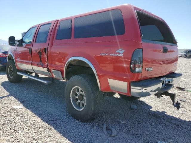 1FTSW31P84EC90632 - 2004 FORD F350 SRW SUPER DUTY RED photo 2