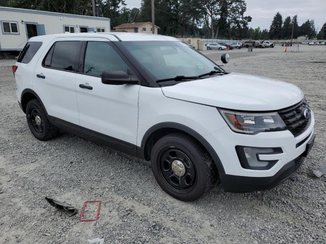 1FM5K8AR8HGE25976 - 2017 FORD EXPLORER POLICE INTERCEPTOR WHITE photo 4