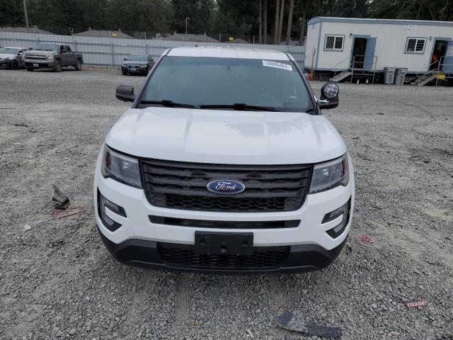 1FM5K8AR8HGE25976 - 2017 FORD EXPLORER POLICE INTERCEPTOR WHITE photo 5