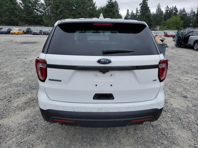 1FM5K8AR8HGE25976 - 2017 FORD EXPLORER POLICE INTERCEPTOR WHITE photo 6