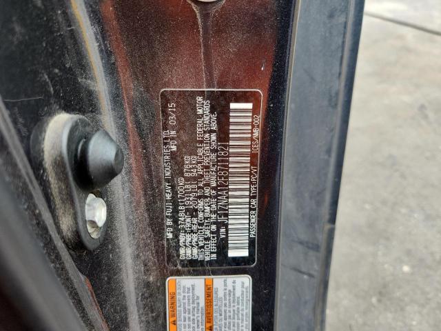 JF1ZNAA12F8711821 - 2015 TOYOTA SCION FR-S BLACK photo 12