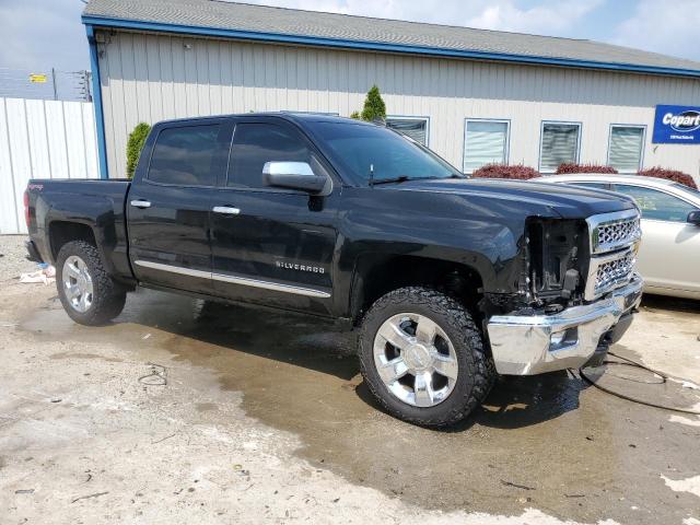 3GCUKREHXFG516434 - 2015 CHEVROLET SILVERADO K1500 LT BLACK photo 4