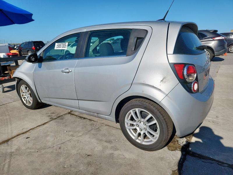 1G1JC6SH4E4237276 - 2014 CHEVROLET SONIC LT SILVER photo 2