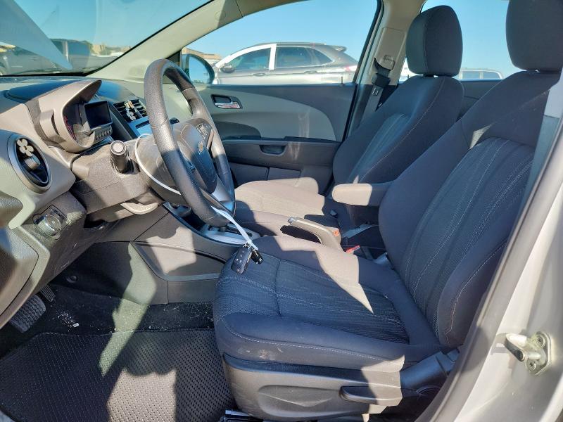 1G1JC6SH4E4237276 - 2014 CHEVROLET SONIC LT SILVER photo 7