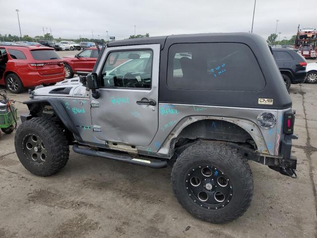 1C4AJWBG5EL210792 - 2014 JEEP WRANGLER SAHARA GRAY photo 2