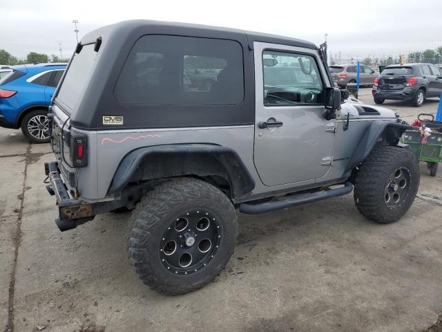 1C4AJWBG5EL210792 - 2014 JEEP WRANGLER SAHARA GRAY photo 3