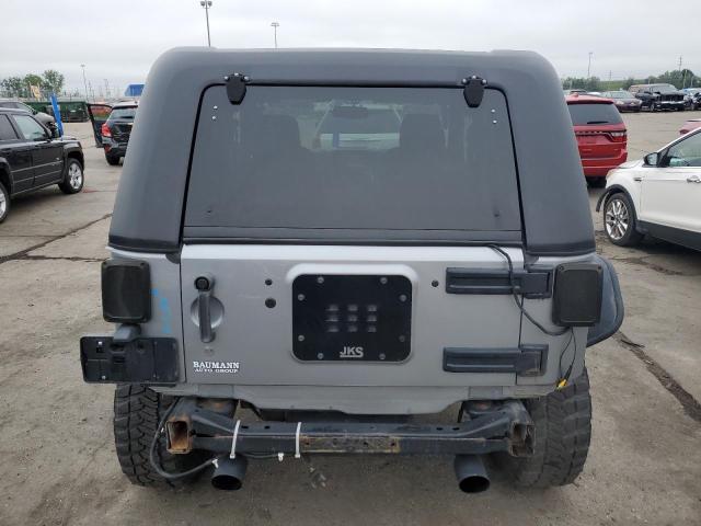 1C4AJWBG5EL210792 - 2014 JEEP WRANGLER SAHARA GRAY photo 6