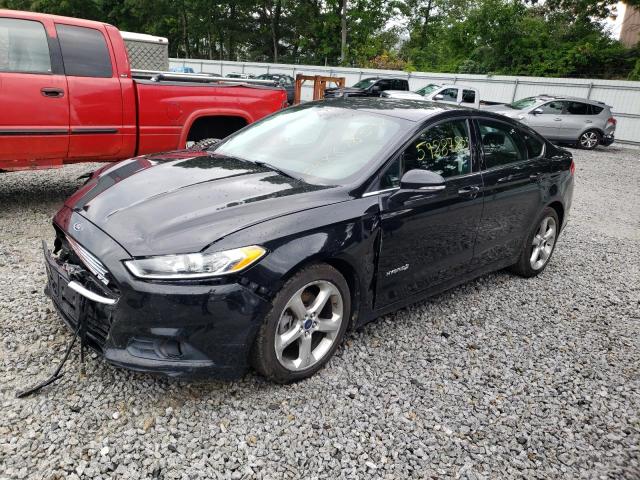 3FA6P0LU5DR325145 - 2013 FORD FUSION SE HYBRID BLACK photo 1