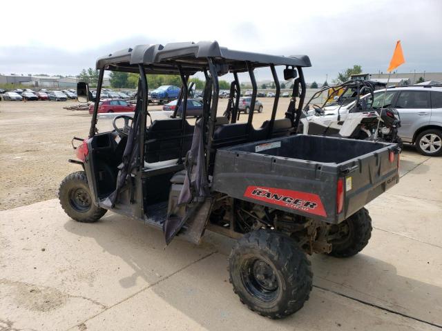 4XAWH57A7EE235981 - 2014 POLARIS RANGER 570 CREW RED photo 3