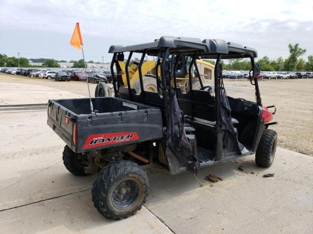 4XAWH57A7EE235981 - 2014 POLARIS RANGER 570 CREW RED photo 4