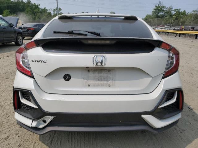 SHHFK7H89LU222127 - 2020 HONDA CIVIC EXL WHITE photo 6