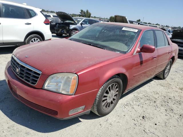 1G6KE57Y34U121299 - 2004 CADILLAC DEVILLE DHS RED photo 1