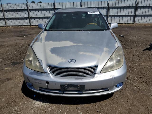 JTHBA30G455135589 - 2005 LEXUS ES 350 330 SILVER photo 5