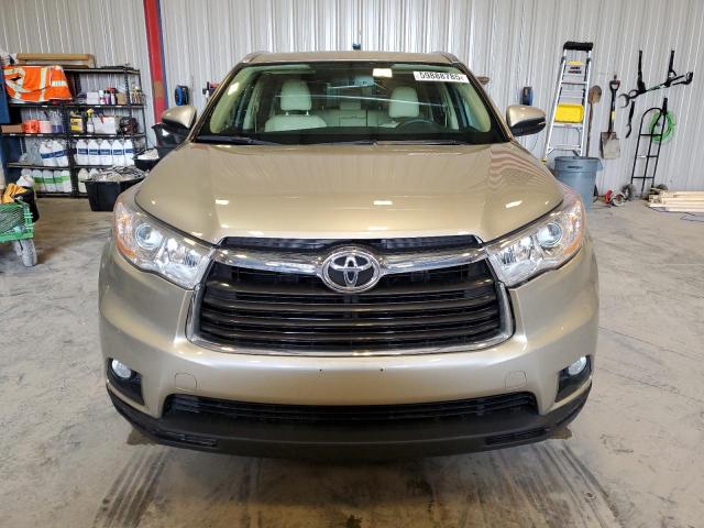 5TDJKRFH1FS222102 - 2015 TOYOTA HIGHLANDER XLE 棕色 照片 5