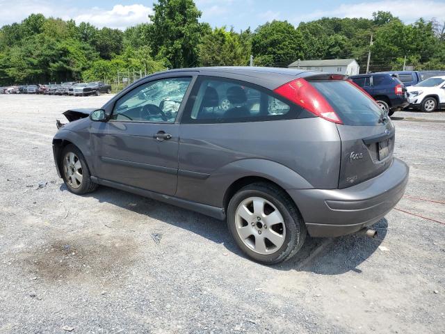 3FAFP31362R185938 - 2002 FORD FOCUS ZX3 GRAY photo 2