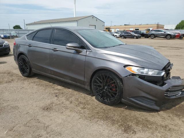 3FA6P0H7XDR245861 - 2013 FORD FUSION SE GRAY photo 4