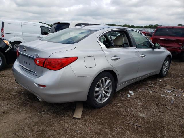 JN1CV7AR6GM251941 - 2016 INFINITI Q50 BASE SILVER photo 3