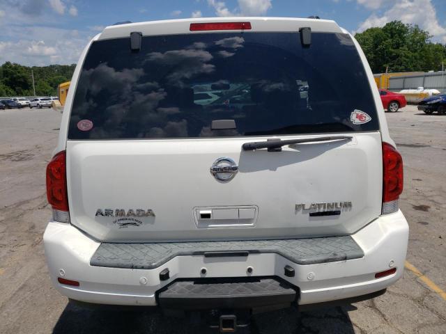 5N1BA0NF3AN612776 - 2010 NISSAN ARMADA PLATINUM WHITE photo 6