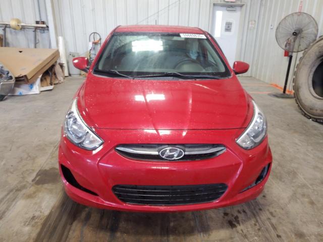 KMHCT4AE8HU248664 - 2017 HYUNDAI ACCENT SE RED photo 5