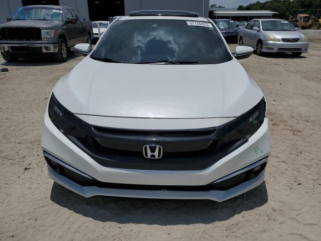 2HGFC3B98KH354122 - 2019 HONDA CIVIC TOURING WHITE photo 5