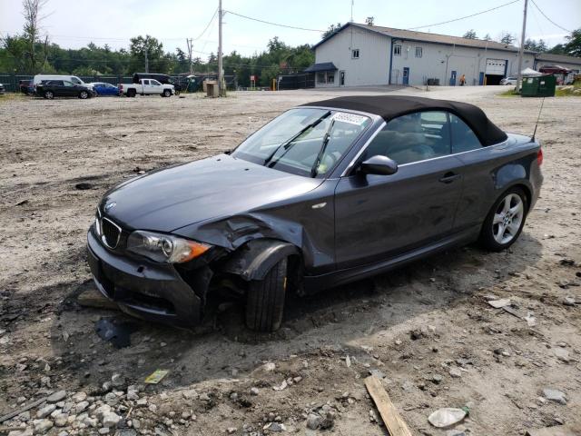 WBAUN93588VF55095 - 2008 BMW 135 I GRAY photo 1