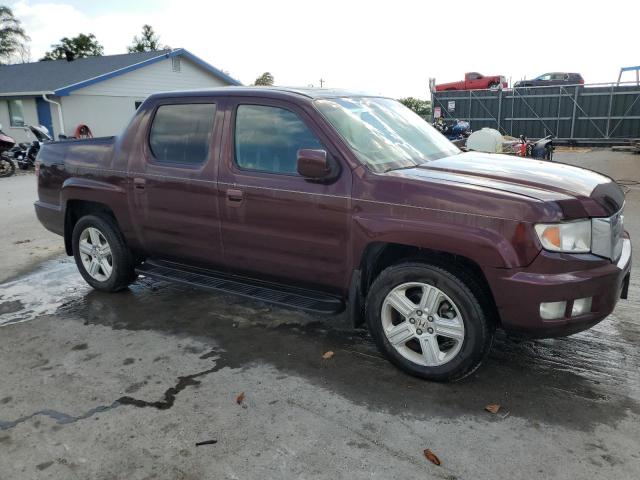 2HJYK16599H502841 - 2009 HONDA RIDGELINE RTL PURPLE photo 4