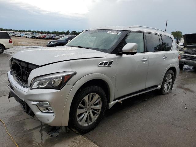 JN8AZ2NE8H9157314 - 2017 INFINITI QX80 BASE SILVER photo 1