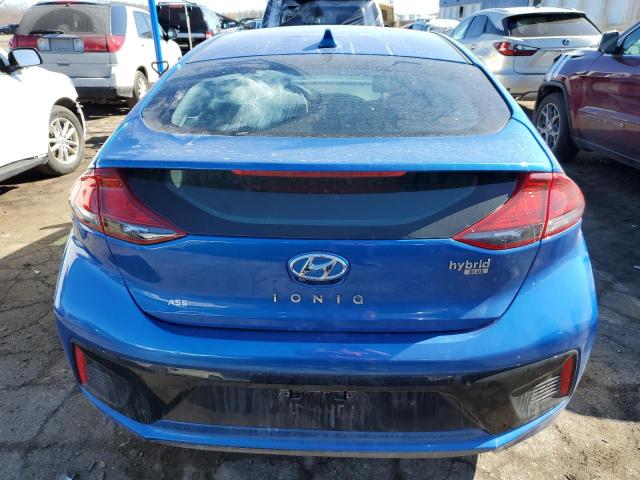 KMHC65LC4HU056425 - 2017 HYUNDAI IONIQ BLUE BLUE photo 6